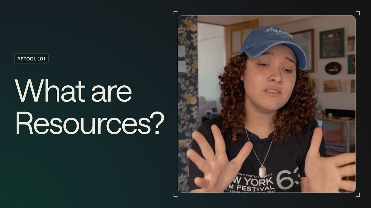 What are resources in Retool?