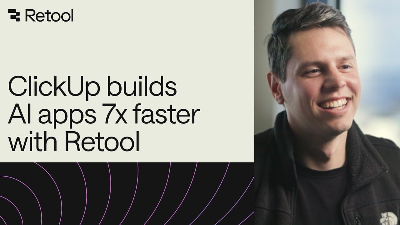 How ClickUp automates hundreds of hours of work with Retool AI apps