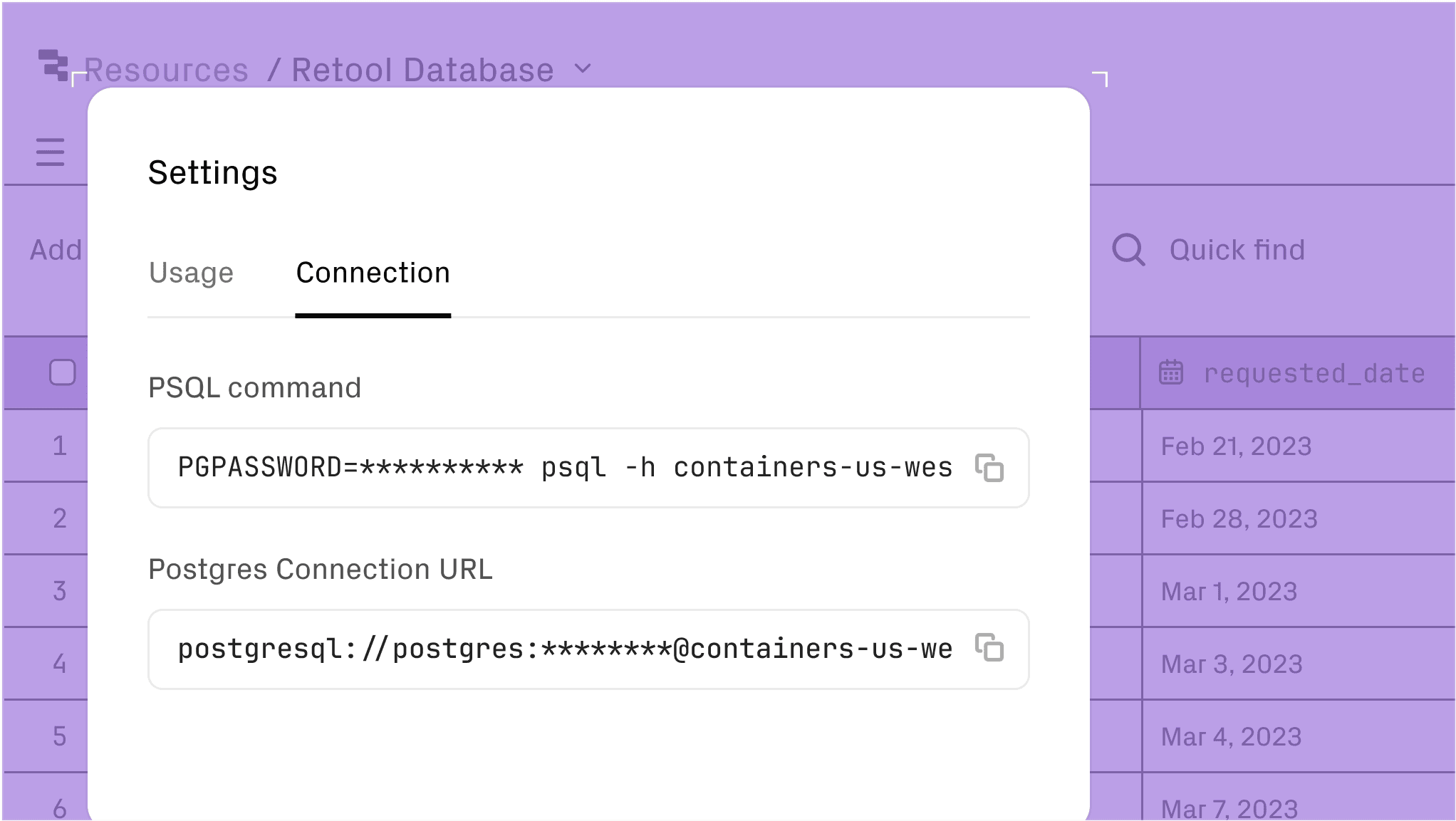 Access your database from anywhere