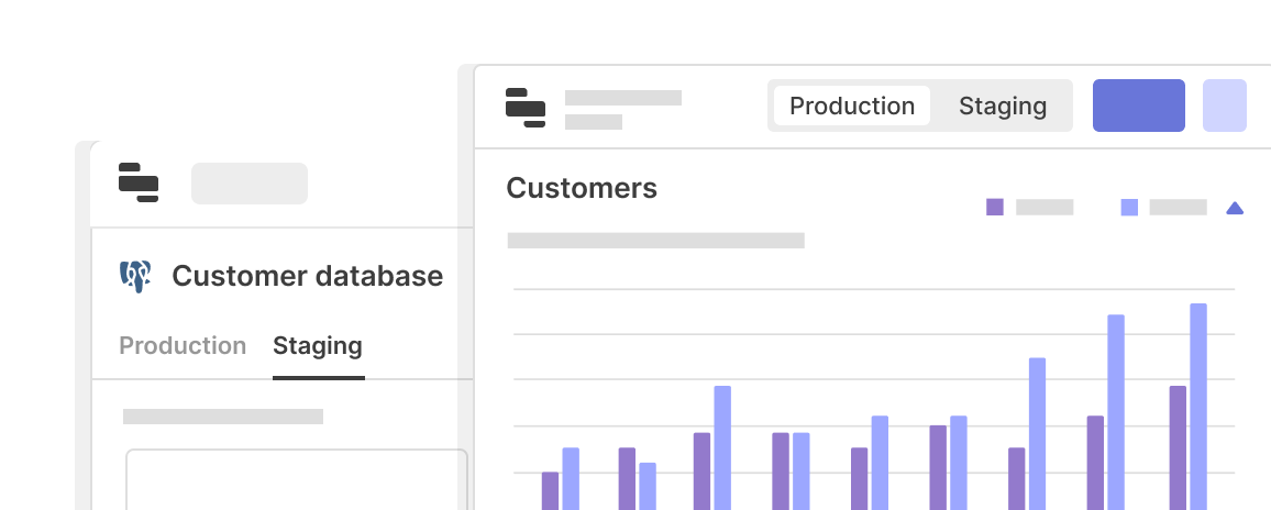 Illustration of building apps in multiple environments.