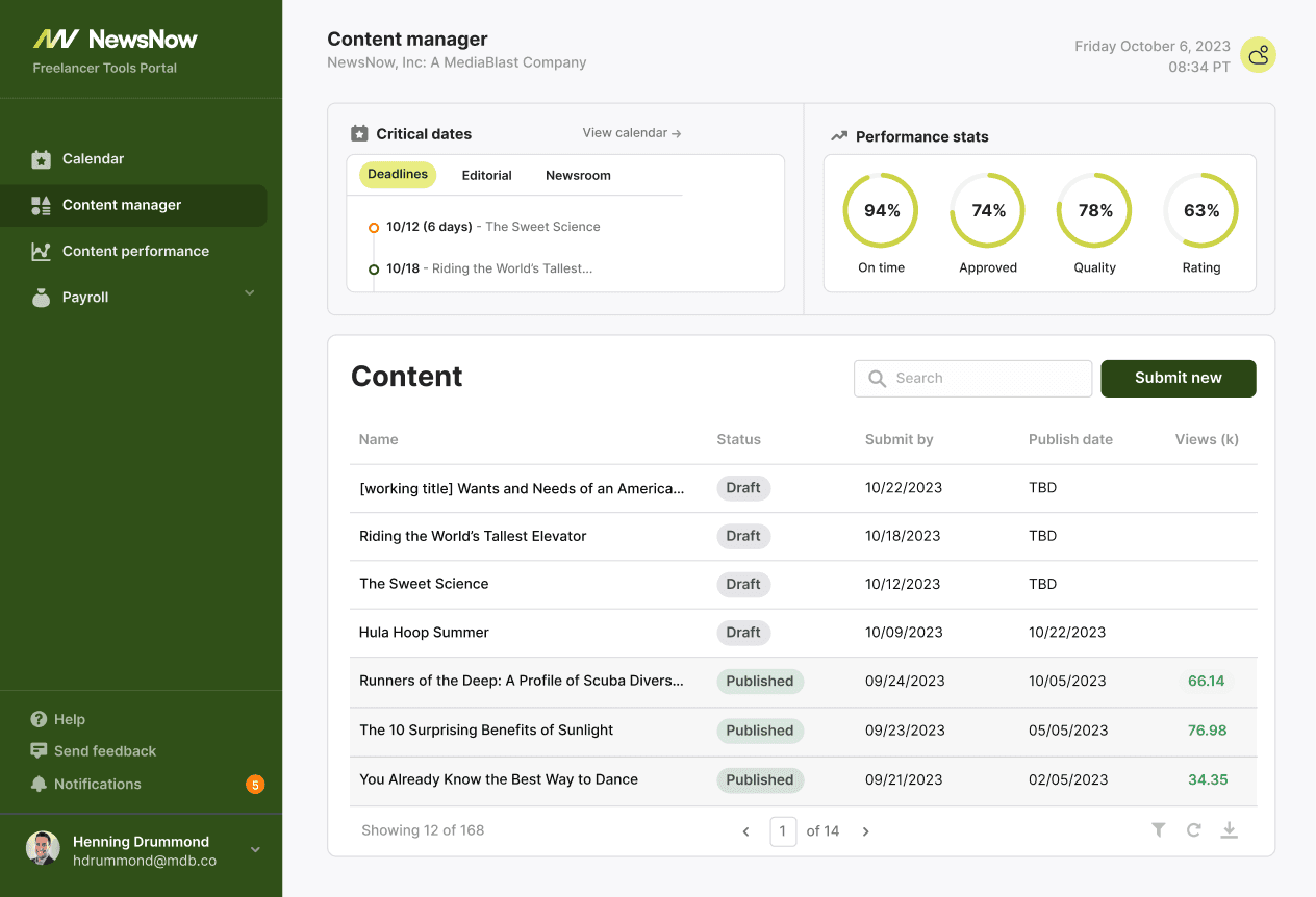 A Retool app customized and configured for external use.