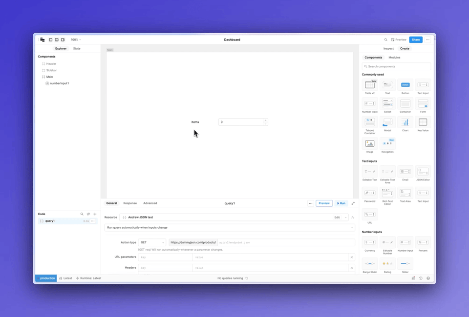 Navigating directly to the label property from the canvas