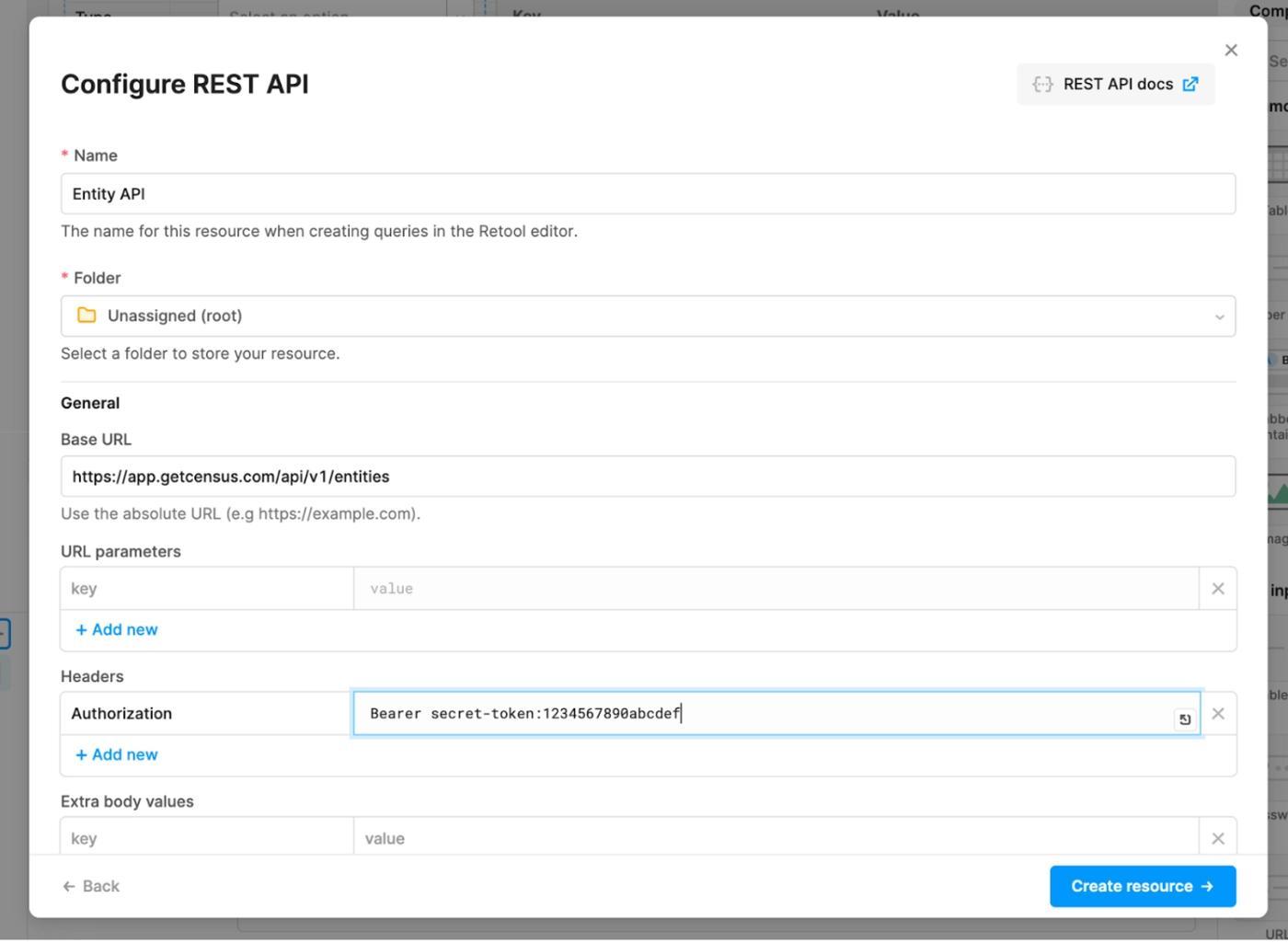 Configuring the REST API