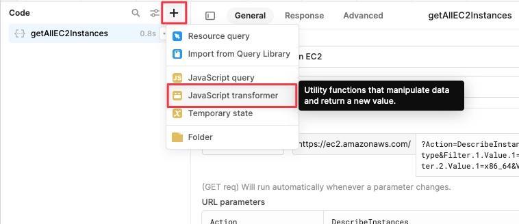 Add a new Transformer to "transform" aka restructure the data returned by the EC2 API