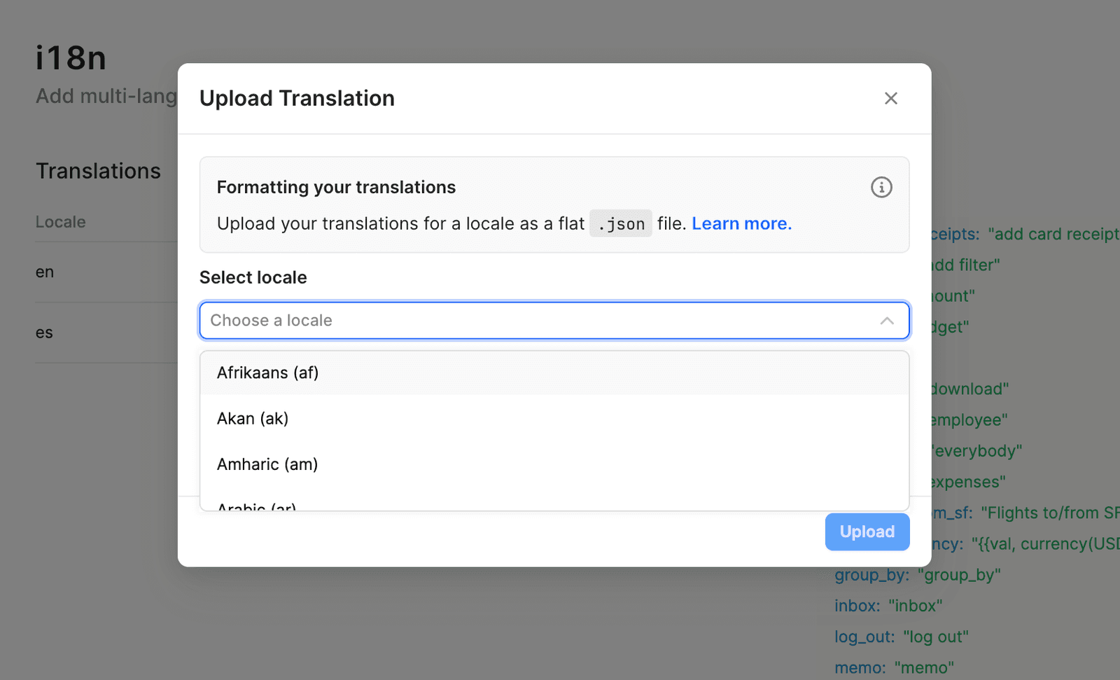 Internationalization