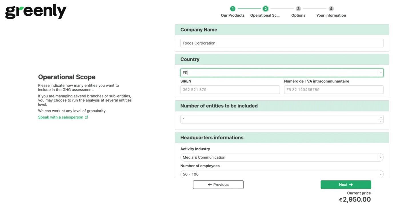 Example: Greenly’s internal quote generation tool built with Retool.