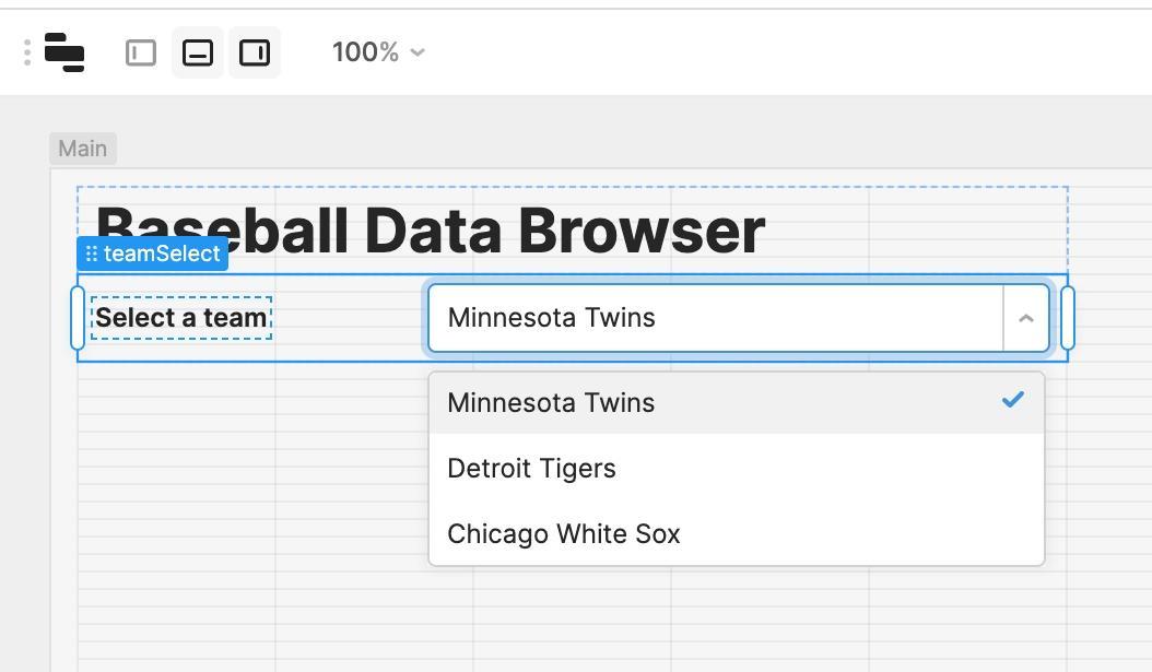 Now we're getting somewhere - the AL Central Division, to be precise.