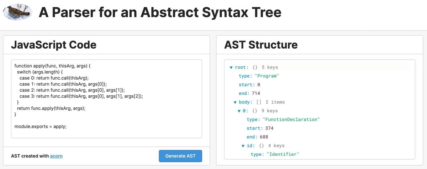 An AST Parser, built in Retool
