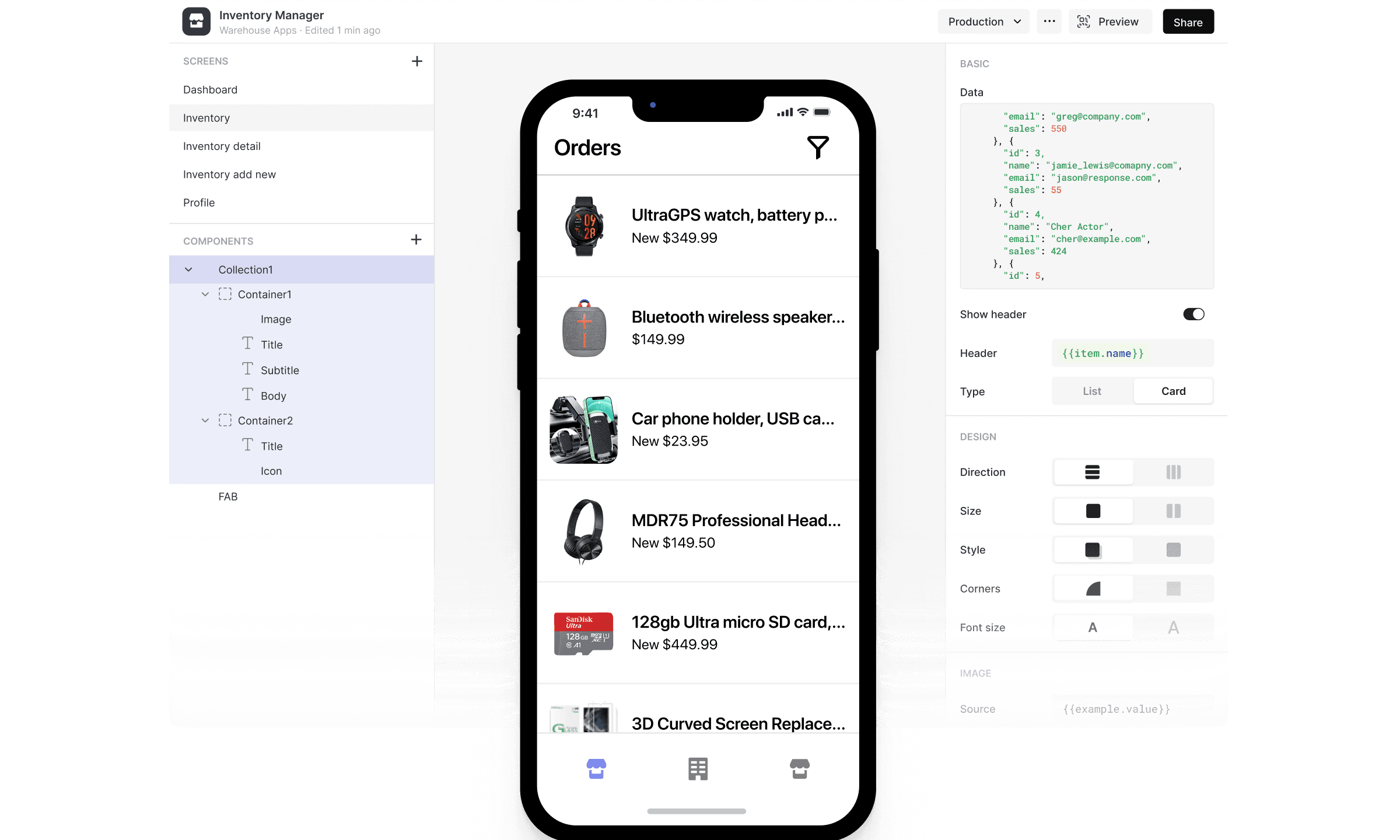 Inventory Management Mobile App