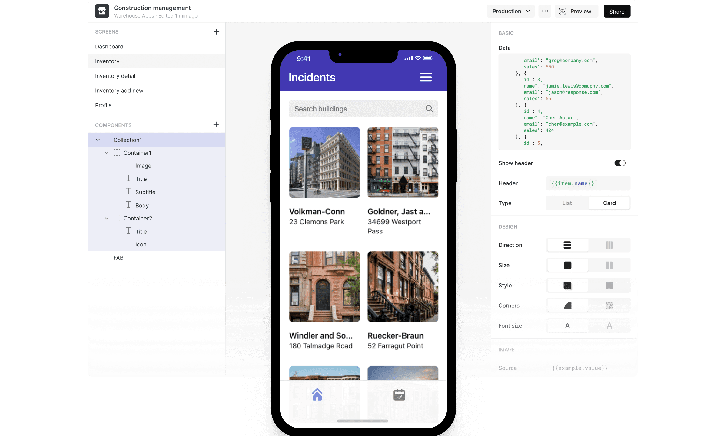 Construction Management and Punch List Mobile App