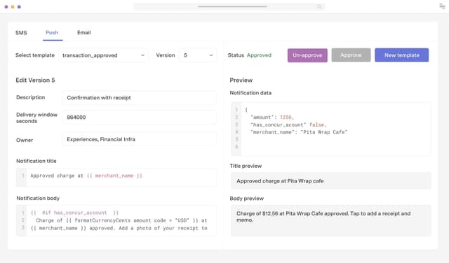 feature for Customer notification system